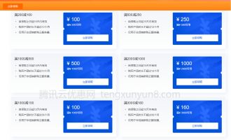 阿里云2215元满减优惠券与腾讯云2860元代金券，有什么区别